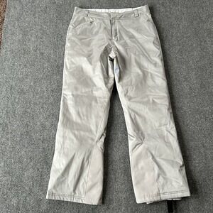 Spyder Pants Womens Large Silver Winner Athletic Fit Snow Ski Snowboard 36 X 32